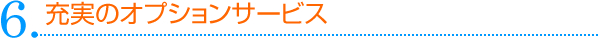 6.�[���̃I�v�V�����T�[�r�X